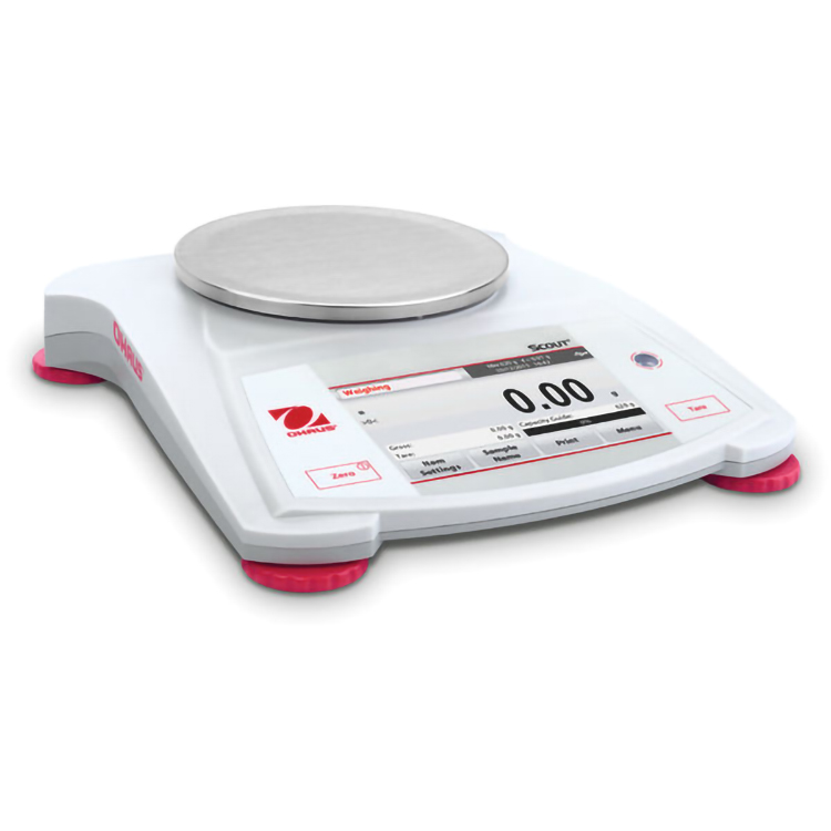 PORTABLE BALANCES SCOUT™ STX  High-Performance Portable Balances with Intuitive Touchscreens for High Accuracy and Productivity