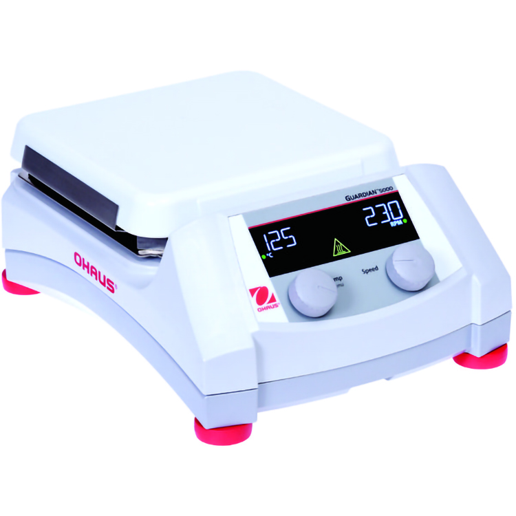 OHAUS GUARDIAN 5000 HOTPLATES & STIRRERS Reliable Hotplate Stirrers with Exceptional Safety Features for Everyday Use